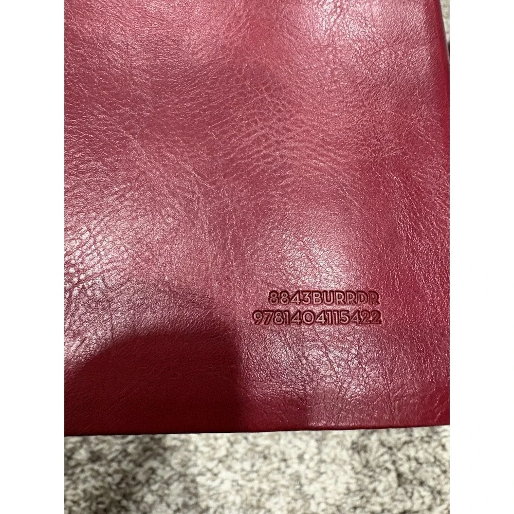 NKJV Holy Bible New King James Version Red Leather-Soft GIANT PRINT Reference